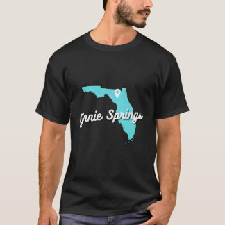 Ginnie Vår Florida Karta Memory Natural Vår T Shirt