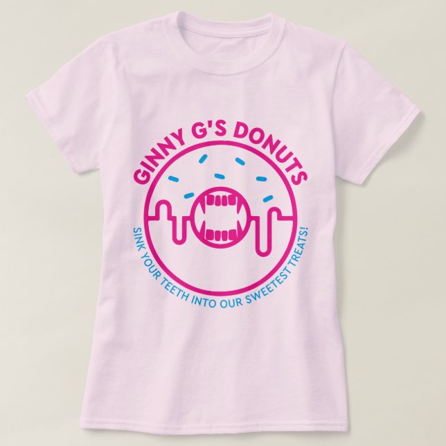 Ginny G's Donuts T-Shirt (Design framsida)