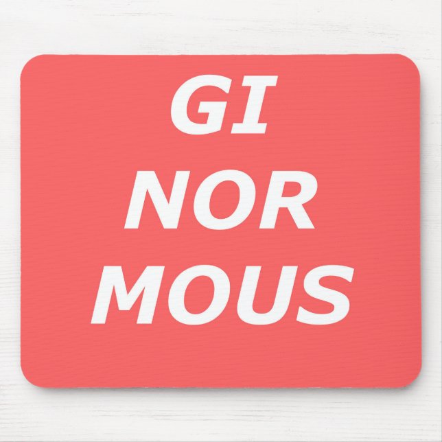 GINORMOUS Mousepad Musmatta (Framsidan)