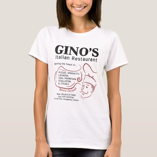 Ginos restaurang t shirt (Framsida)