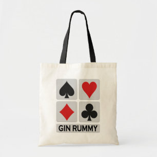 GinRummy hänger lös - välj stil & färga Tygkasse