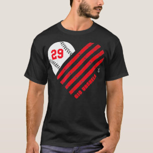 Gio Urshela Baseball Stripe Heart Gameday T Shirt