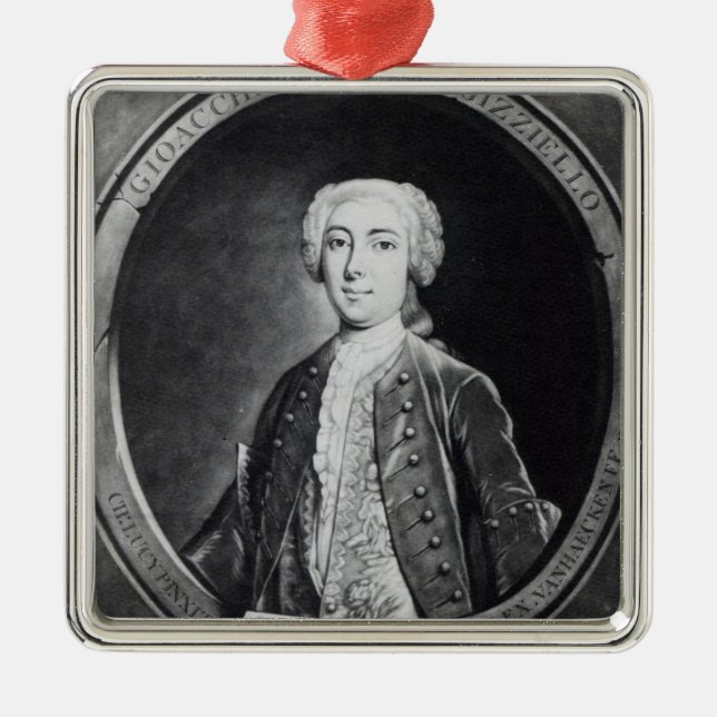 Gioacchino Conti, "Gizziello", Julgransprydnad Metall (Framsidan)