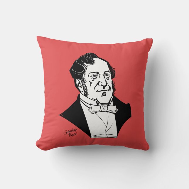 Gioachino Rossini Kudde (Framsida)