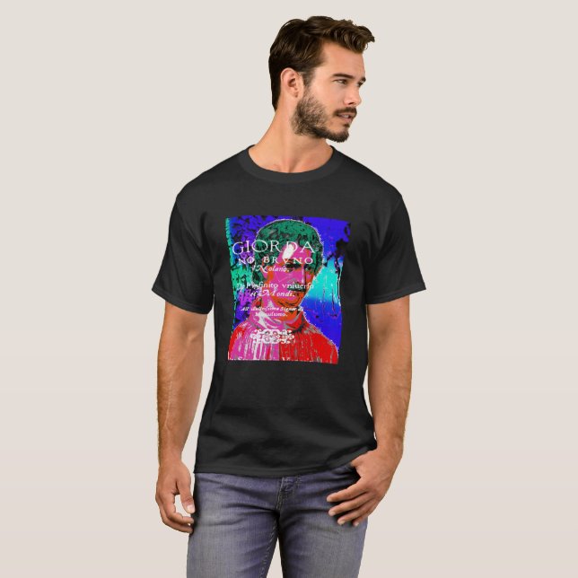 Giordano Bruno esoterisk ockult T-shirt (Hel framsida)