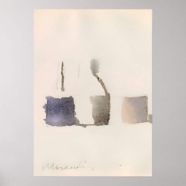 Giorgio Morandis konststil Poster (Framsidan)