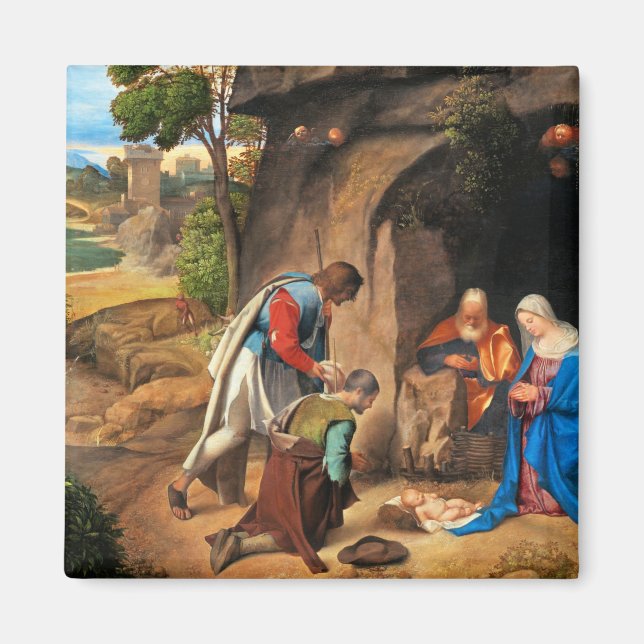 Giorgione - anpassning av Shepherdsen Magnet (Framsidan)
