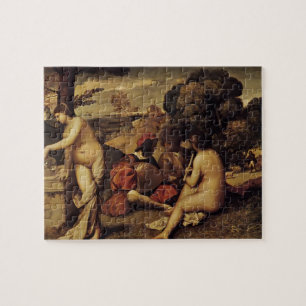 Giorgione- herde- konsert (Fête champêtre) Pussel