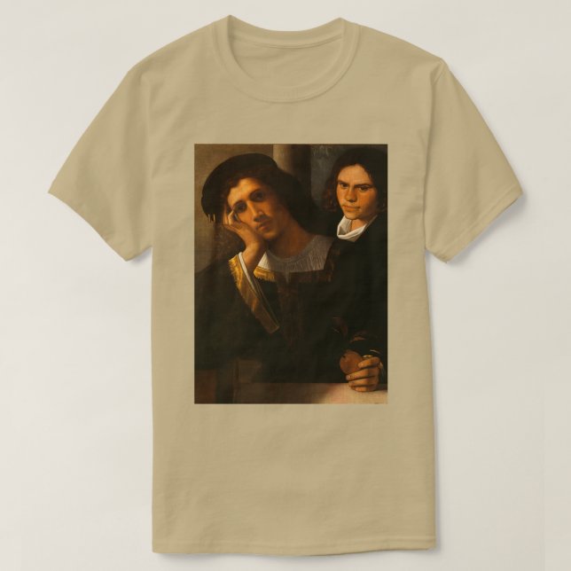 Giorgione quotDoublePortraitquot T Shirt (Design framsida)