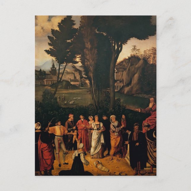 Giorgione- Solomons dom Vykort (Framsida)