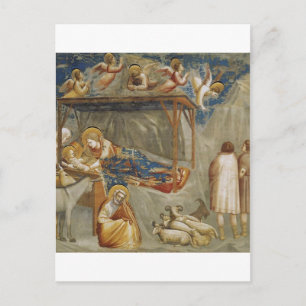 Giotto di Bondone Födelsen Konstsamlings Helg Vykort