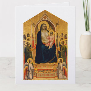 Giotto Ognissanti (Alla helgons) Madonnan Maestà,  Kort