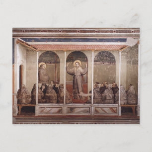 Giotto:St. Francis verkar på St. Anthony i Arles Vykort