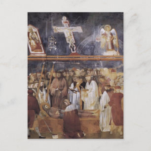Giotto: St. Jerome kontrollerar Stigmata Vykort