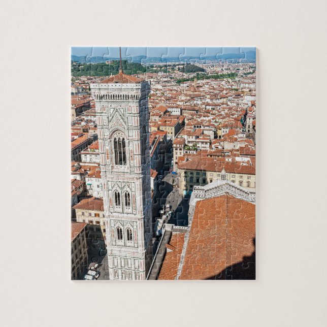 Giotto's Campanile - Florence, Toskana, Italien Pussel (Vertikal)