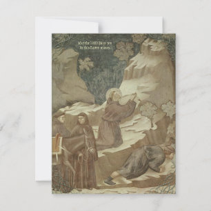 Giottos kort för St Francis påsk