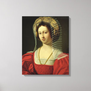 Giovanna som jag görar till drottning av Naples, Canvastryck