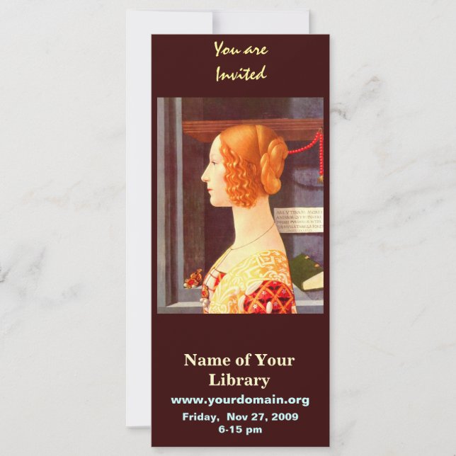 Giovanna Tornabuoni Inbjudningar (Framsida)