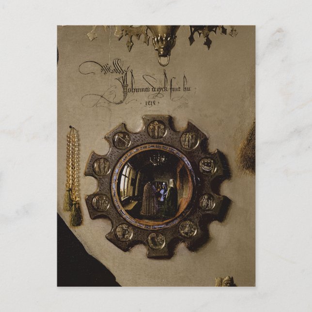 Giovanni Arnolfinis Porträtt Vykort (Framsida)