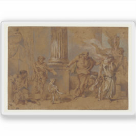 Giovanni B. Castiglione: Utvisningen av Hagar Klistermärken