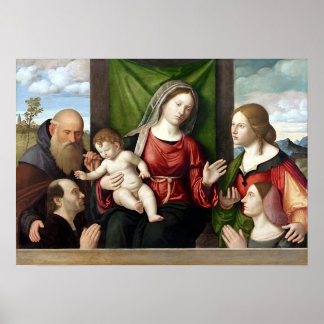 Giovanni Battista Cima da Conegliano Virgin Poster (Framsidan)