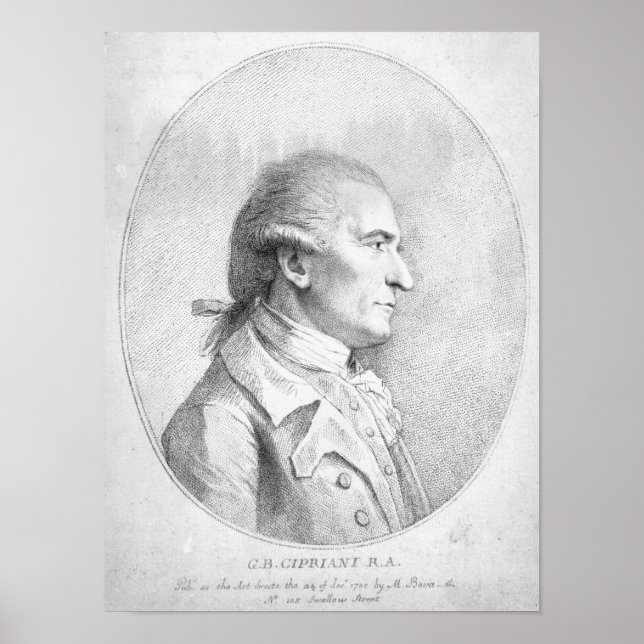Giovanni Battista Cipriani, 1789 Poster (Framsidan)