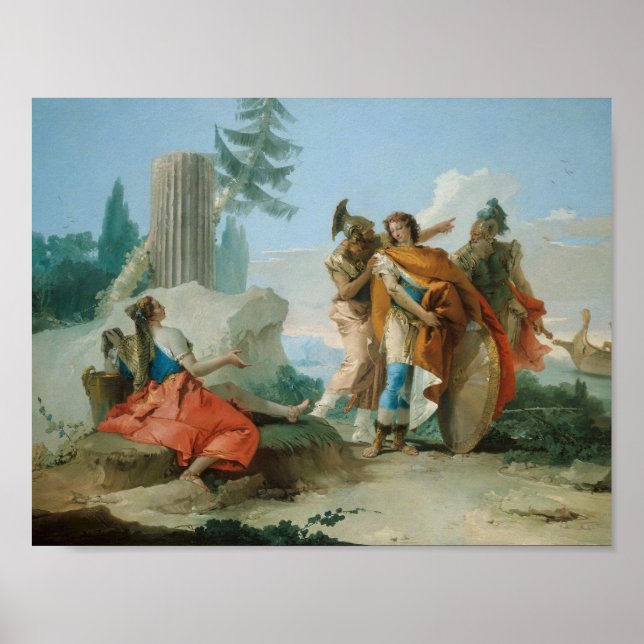 Giovanni Battista Tiepolo - Armida Abandoned Poster (Framsidan)