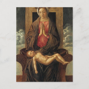 Giovanni Bellini-Madonna Cherishing the Child Vykort