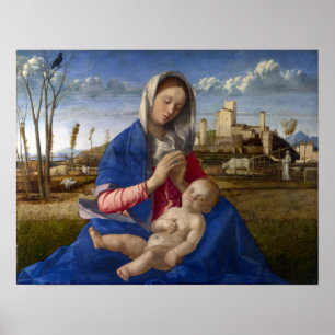 Giovanni Bellini Madonna från Meadow Poster