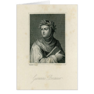 Giovanni Boccaccio Hälsningskort