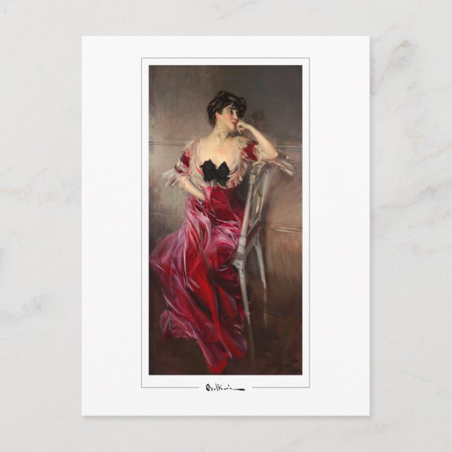 Giovanni Boldini #113 - Finkonstkort Vykort (Framsida)