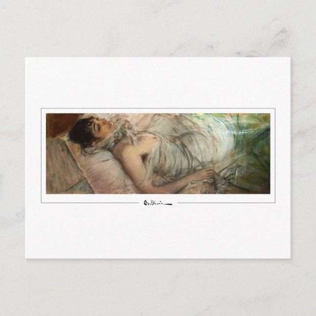 Giovanni Boldini #123 - Finkonstkort Vykort (Framsida)