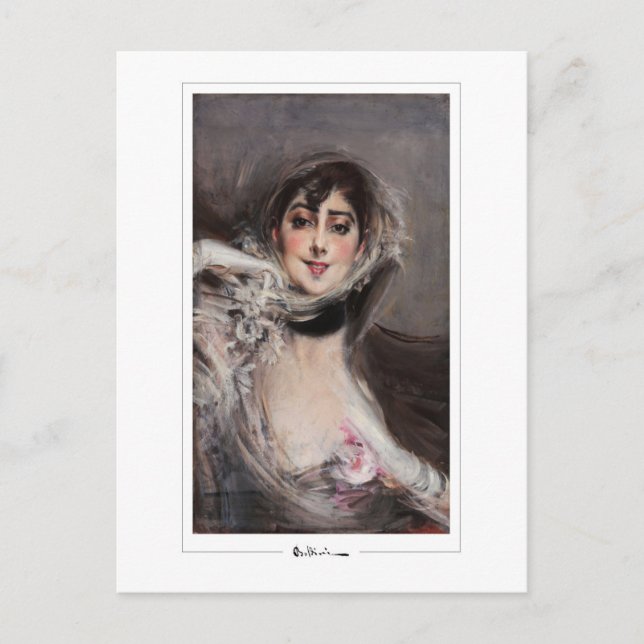 Giovanni Boldini #125 - Finkonstpostkort Vykort (Framsida)