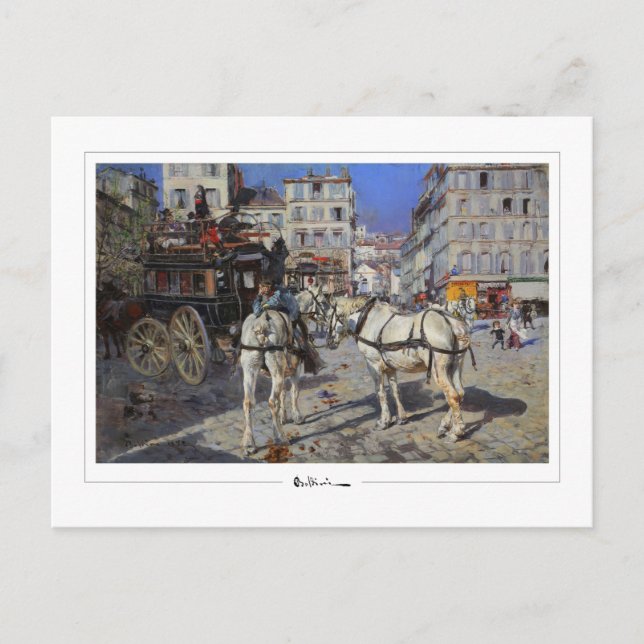 Giovanni Boldini #161 - vykort för konstföremål (Framsida)