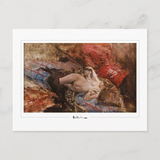 Giovanni Boldini #204 - Finkonstkort Vykort (Framsida)