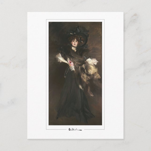 Giovanni Boldini #207 - Finkonstpostkort Vykort (Framsida)