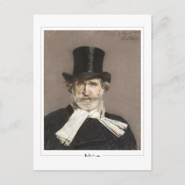 Giovanni Boldini #258 - vykort för konstföremål (Framsida)