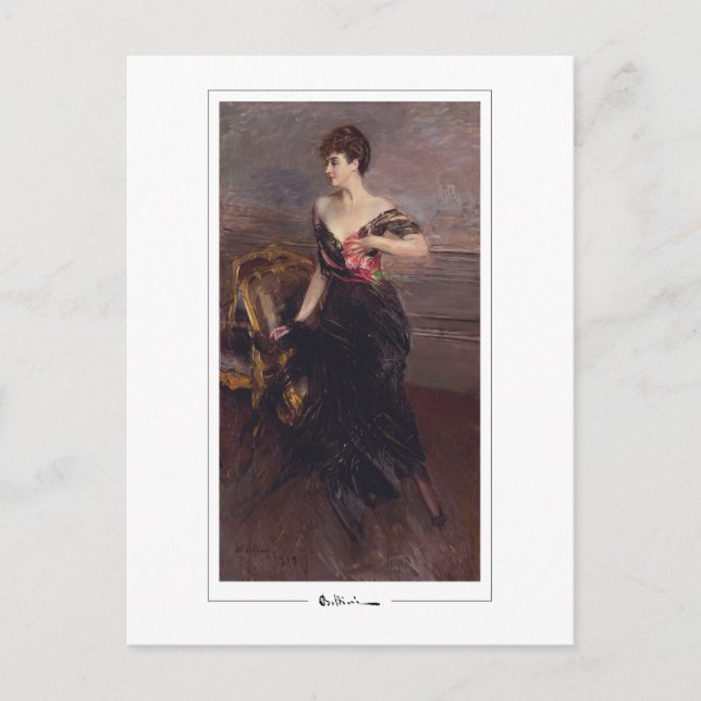 Giovanni Boldini #262 - Finkonstkort Vykort (Framsida)