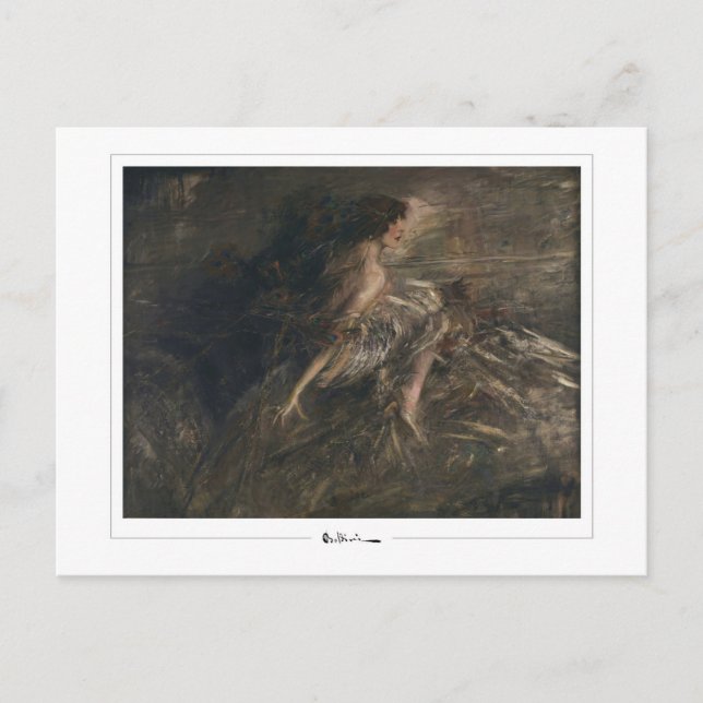 Giovanni Boldini #322 - Finkonstkort Vykort (Framsida)
