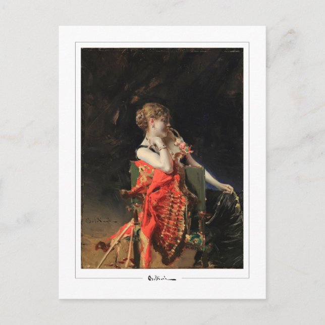 Giovanni Boldini #348 - vykort för konstföremål (Framsida)