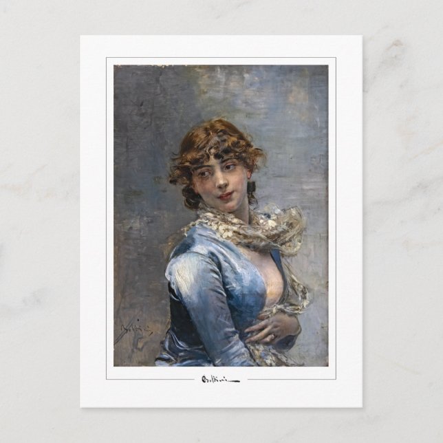 Giovanni Boldini #399 - Finkonstkort Vykort (Framsida)