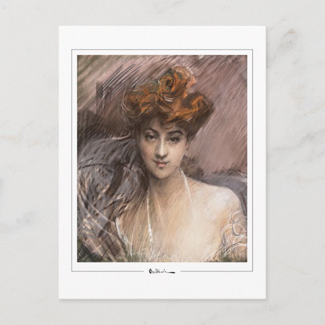 Giovanni Boldini #454 - Finkonstkort Vykort (Framsida)