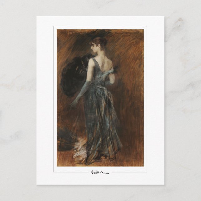 Giovanni Boldini #485 - Finkonstkort Vykort (Framsida)