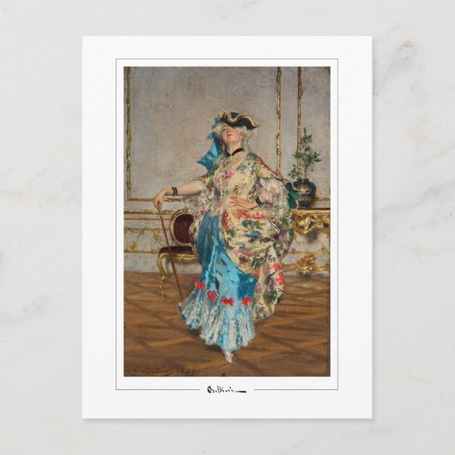 Giovanni Boldini #4 - Finkonstpostkort Vykort (Framsida)