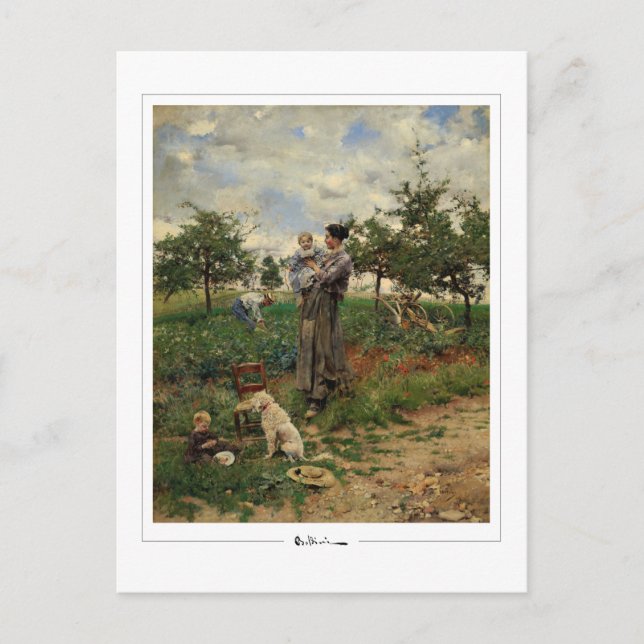 Giovanni Boldini #556 - Finkonstkort Vykort (Framsida)