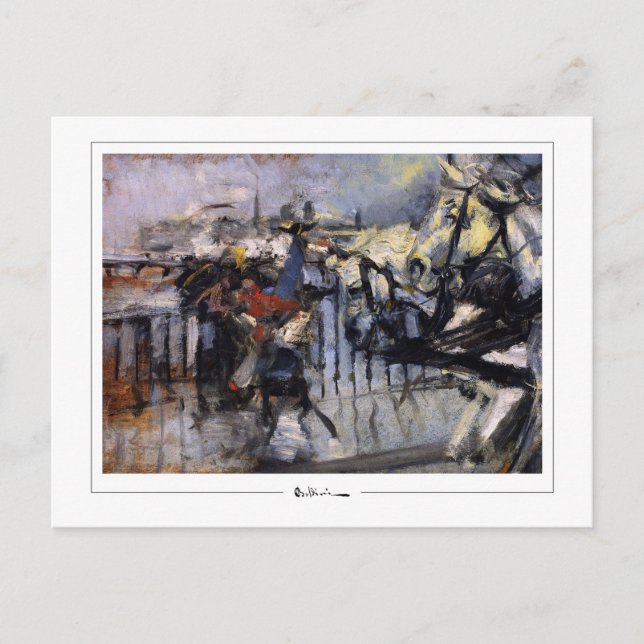Giovanni Boldini #557 - Finkonstkort Vykort (Framsida)