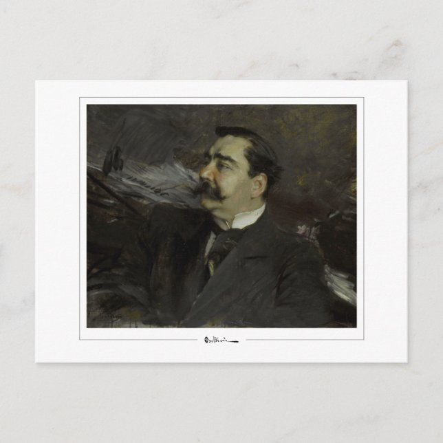 Giovanni Boldini #582 - Finkonstpostkort Vykort (Framsida)