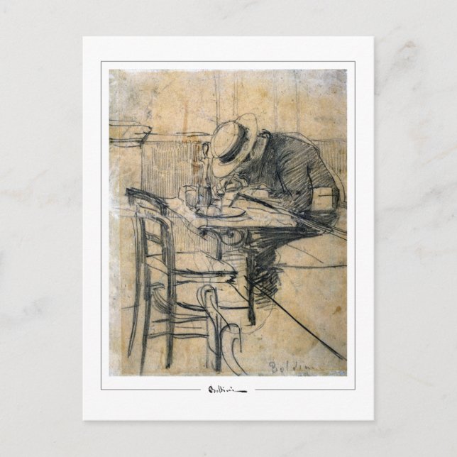 Giovanni Boldini #584 - Finkonstpostkort Vykort (Framsida)