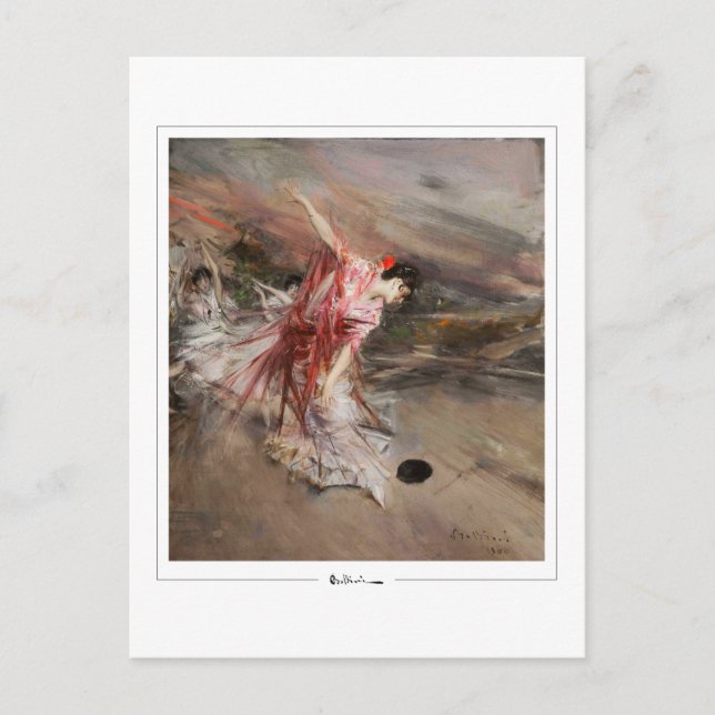 Giovanni Boldini #592 - Finkonstpostkort Vykort (Framsida)