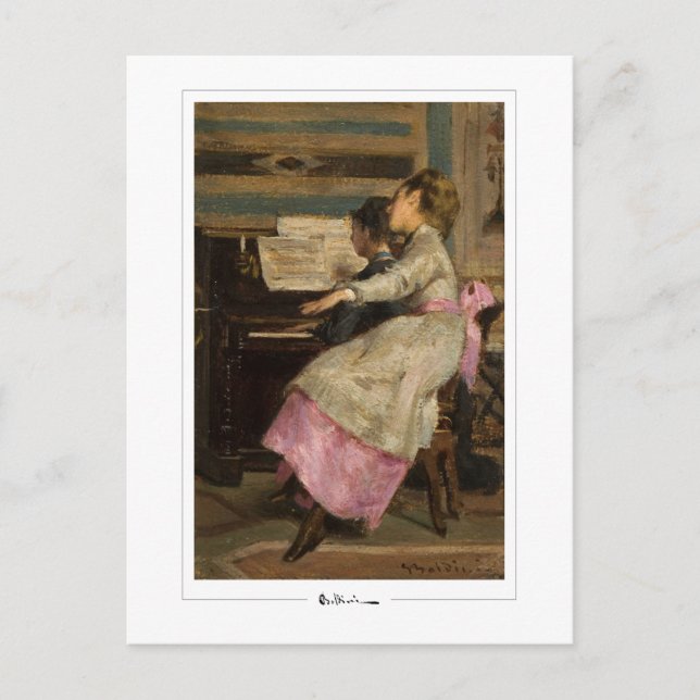 Giovanni Boldini #599 - Finkonstpostkort Vykort (Framsida)